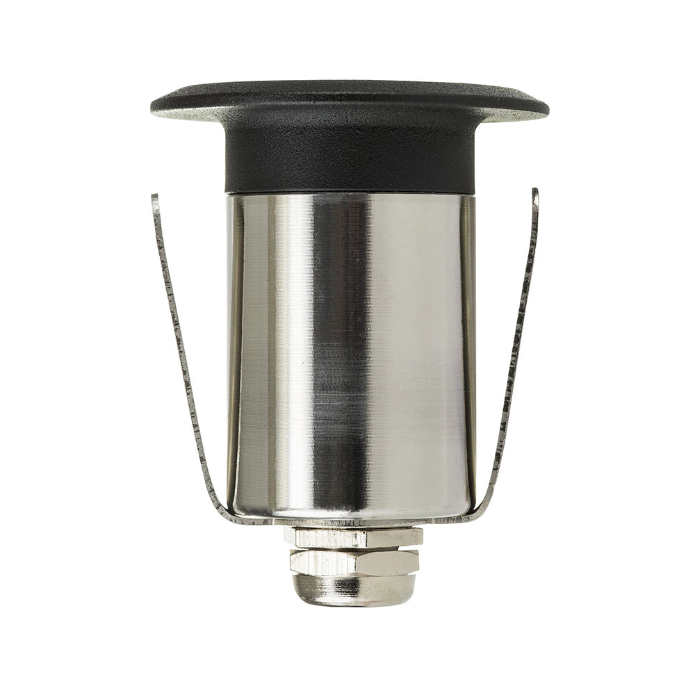 Buy Outdoor Step Lights Australia Mini Ollo Outdoor Step Light 12V Black Polycarbonate 5500K - HV2892C-BLK