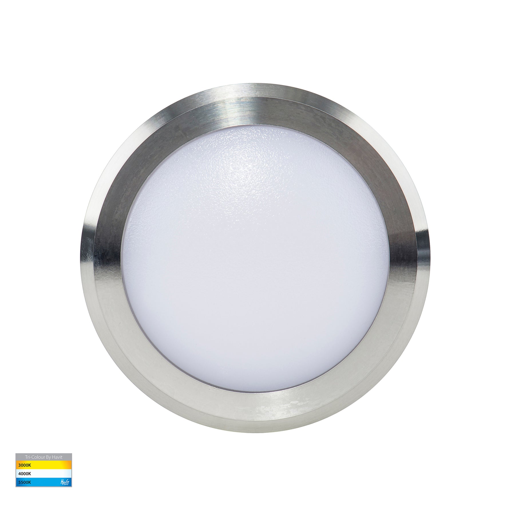 Nava LED Step Light 12V 5W Tri Colour Titanium - HV2960T-TTM-12V