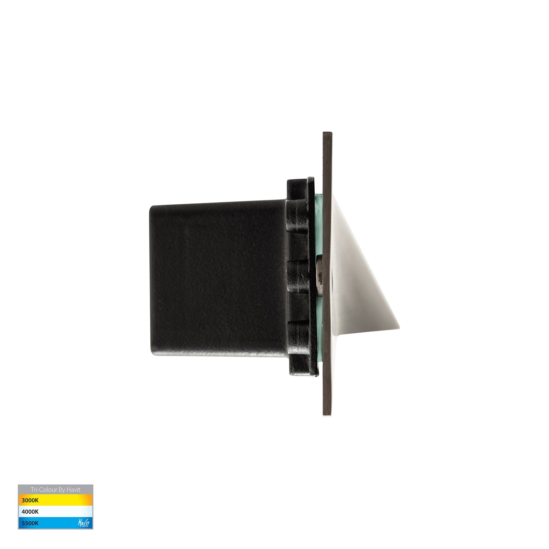 Corba LED Brick Light 6W 240V Tri Colour Antique Brass - HV3012T-AB-240V