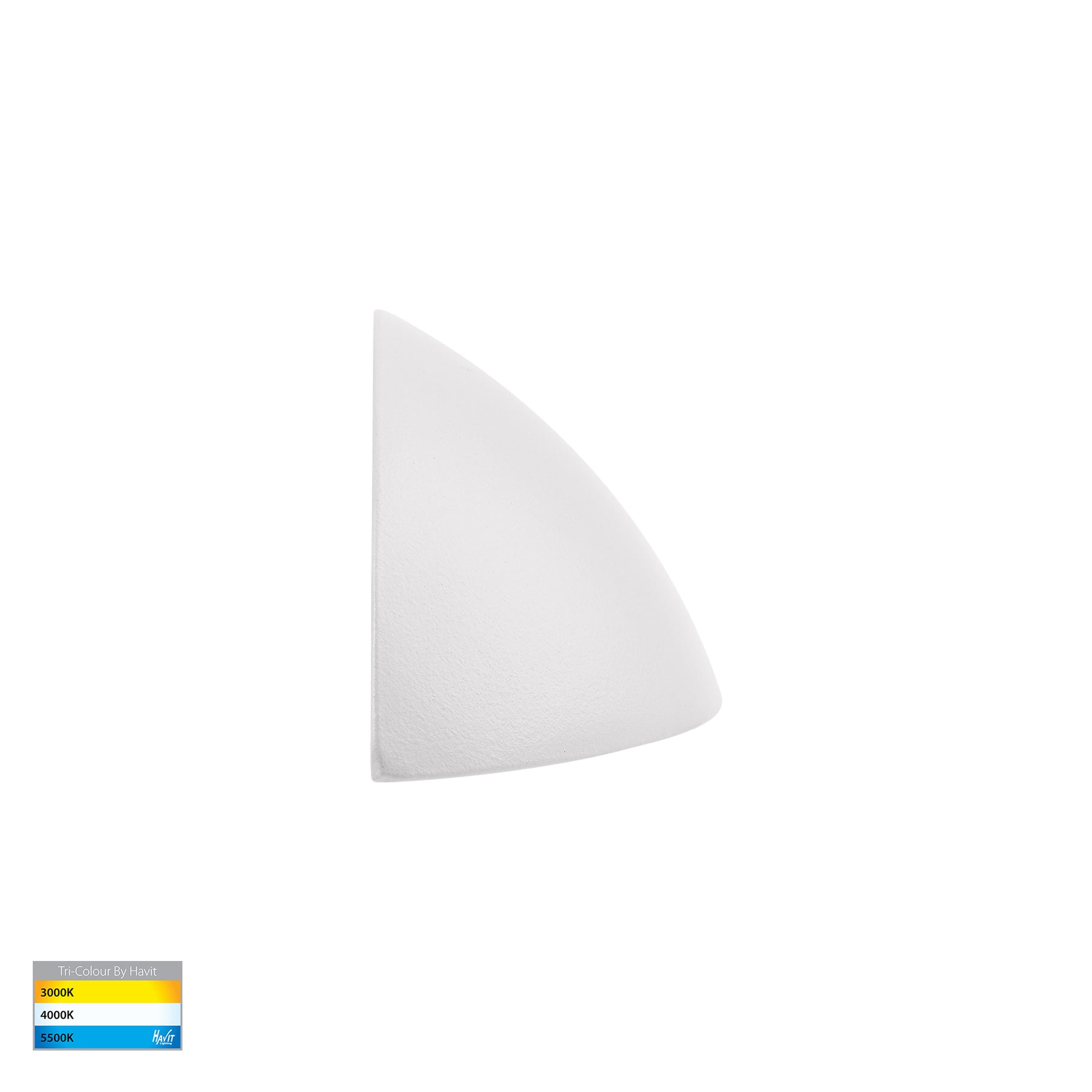 Curva LED Step Light Solid Brass White 12V 3W Tri Colour - HV3251T-WHT-12V