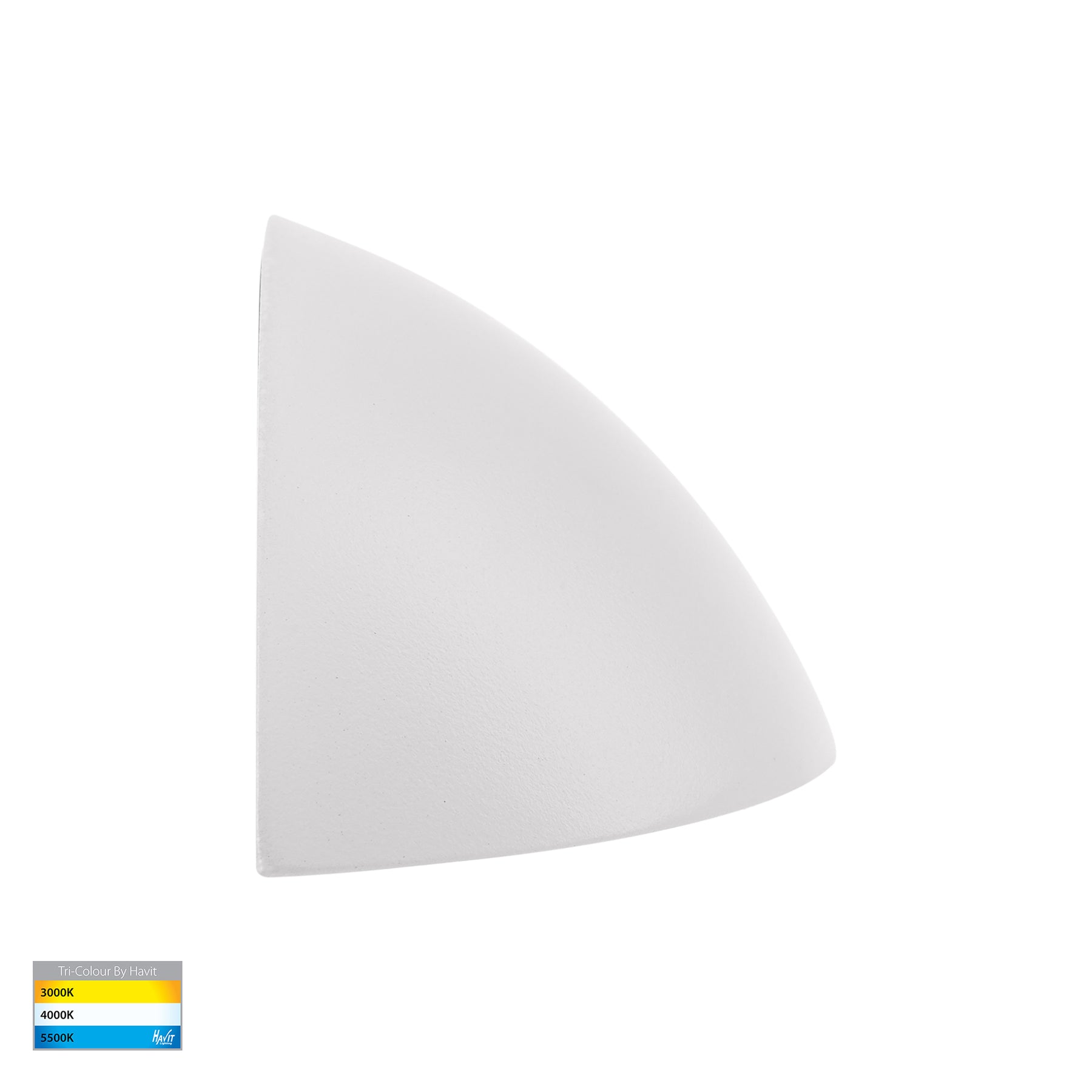 Curva LED Step Light Solid Brass White 12V 7.5W Tri Colour - HV3253T-WHT-12V