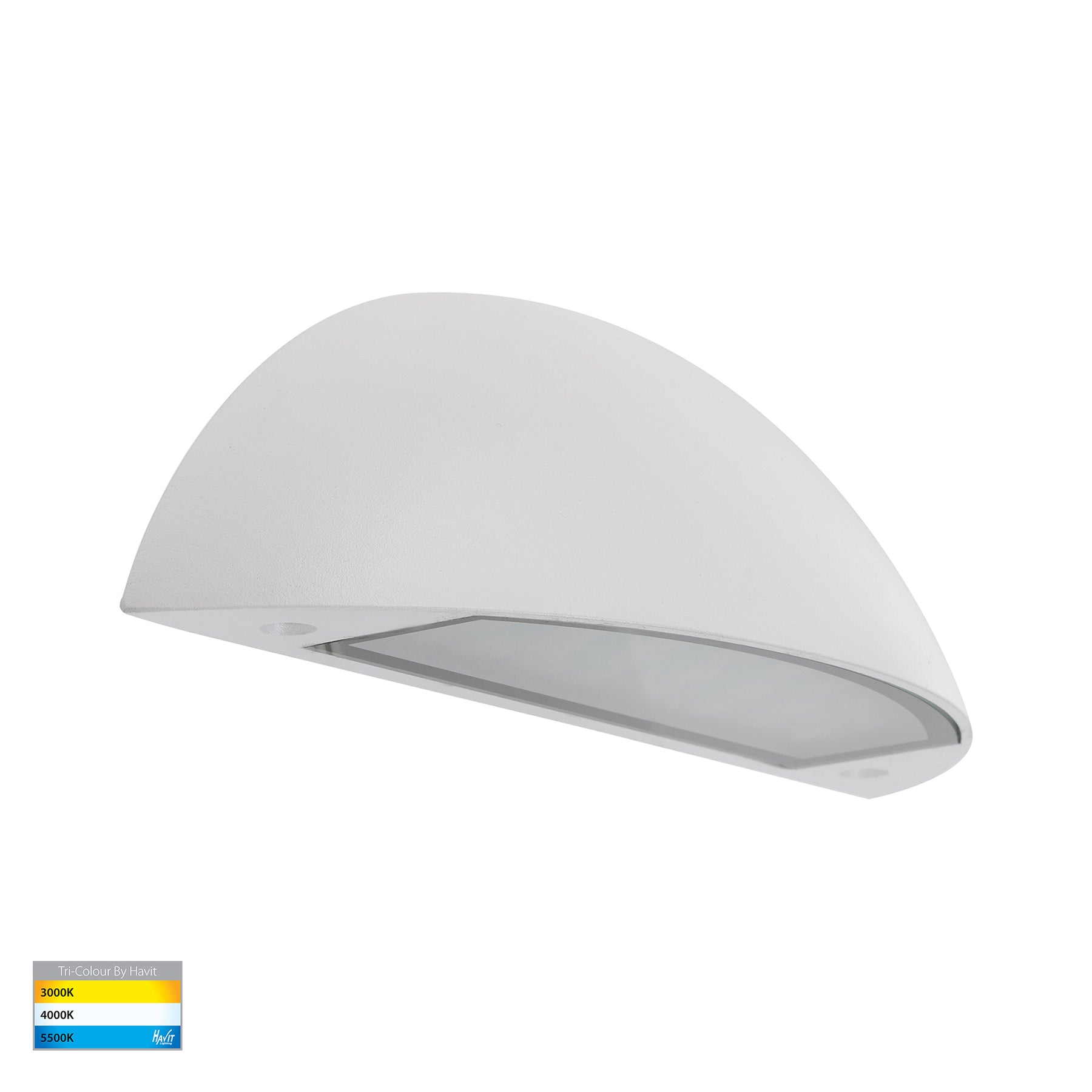 Curva LED Step Light Solid Brass White 12V 7.5W Tri Colour - HV3253T-WHT-12V