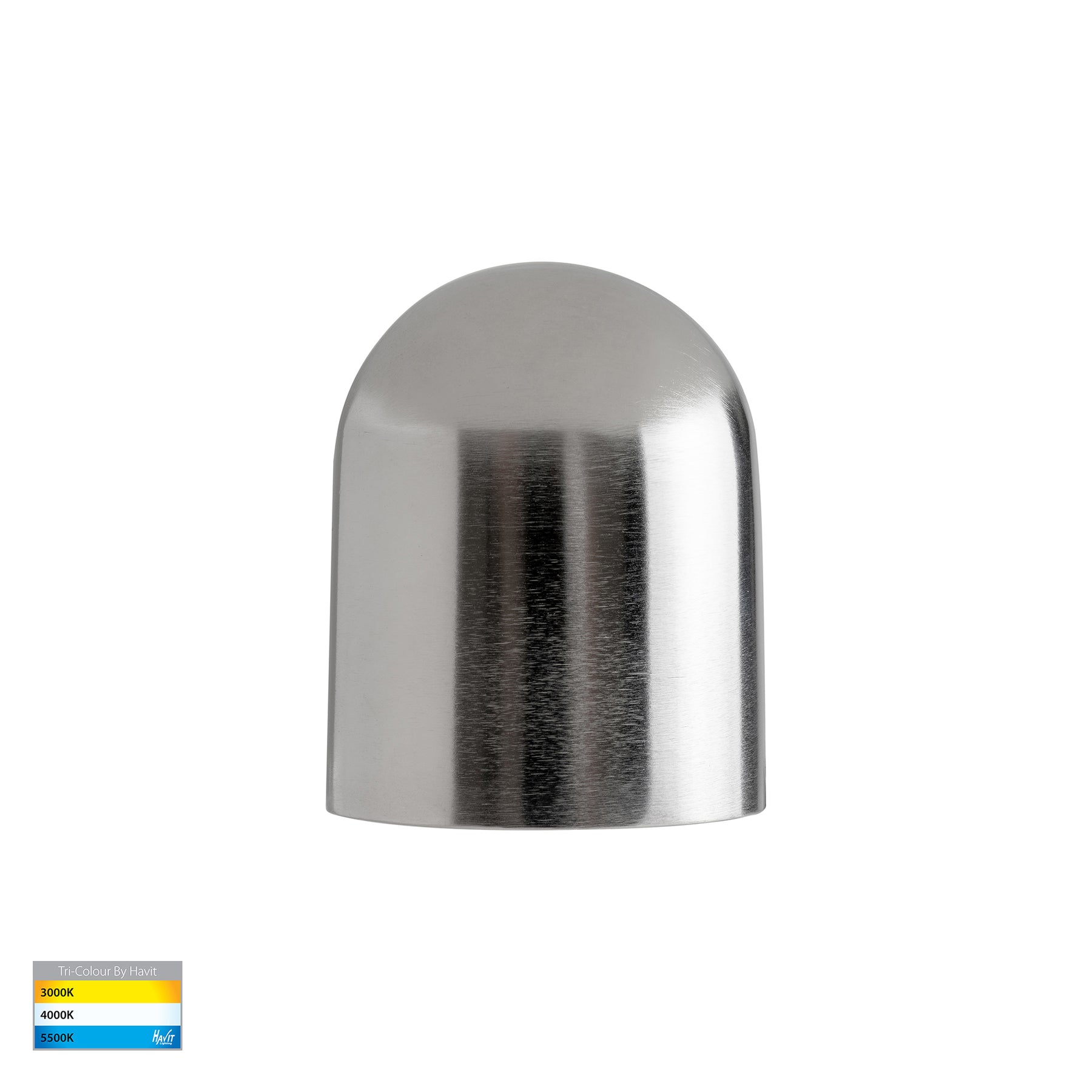 Patra LED Surface Mounted Wall Light 12V 1.5W Tri Colour Stainless Steel - HV3284T-SS316-12V