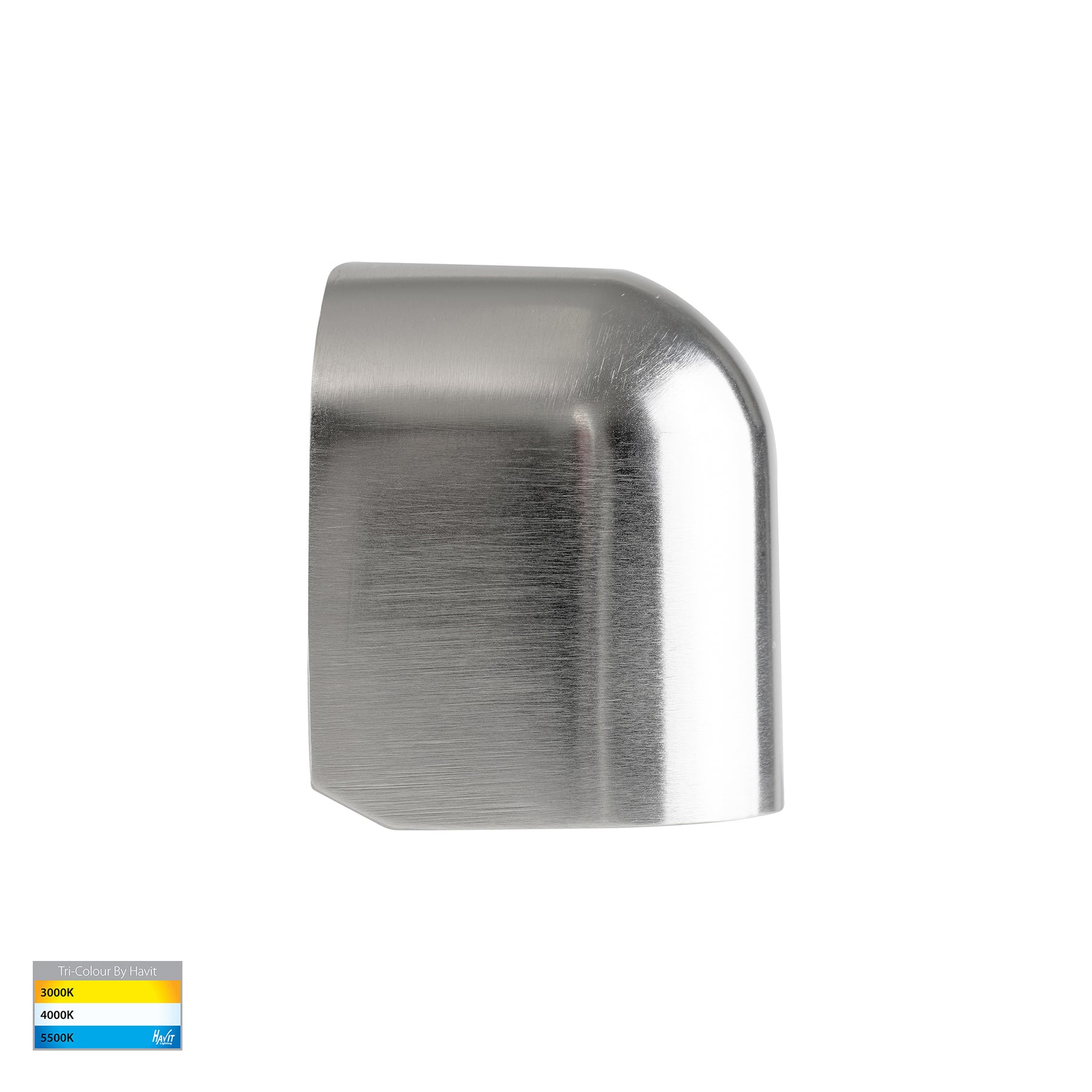 Patra LED Surface Mounted Wall Light 12V 1.5W Tri Colour Stainless Steel - HV3284T-SS316-12V