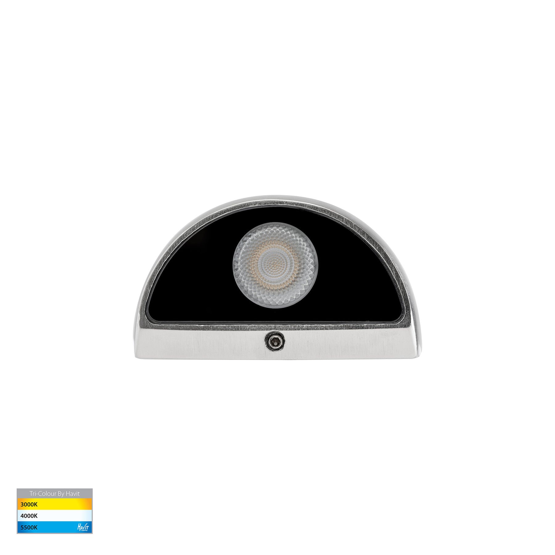 Serres LED Surface Mounted Wall Light 12V 1.5W Tri Colour Stainless Steel - HV3286T-SS316-12V