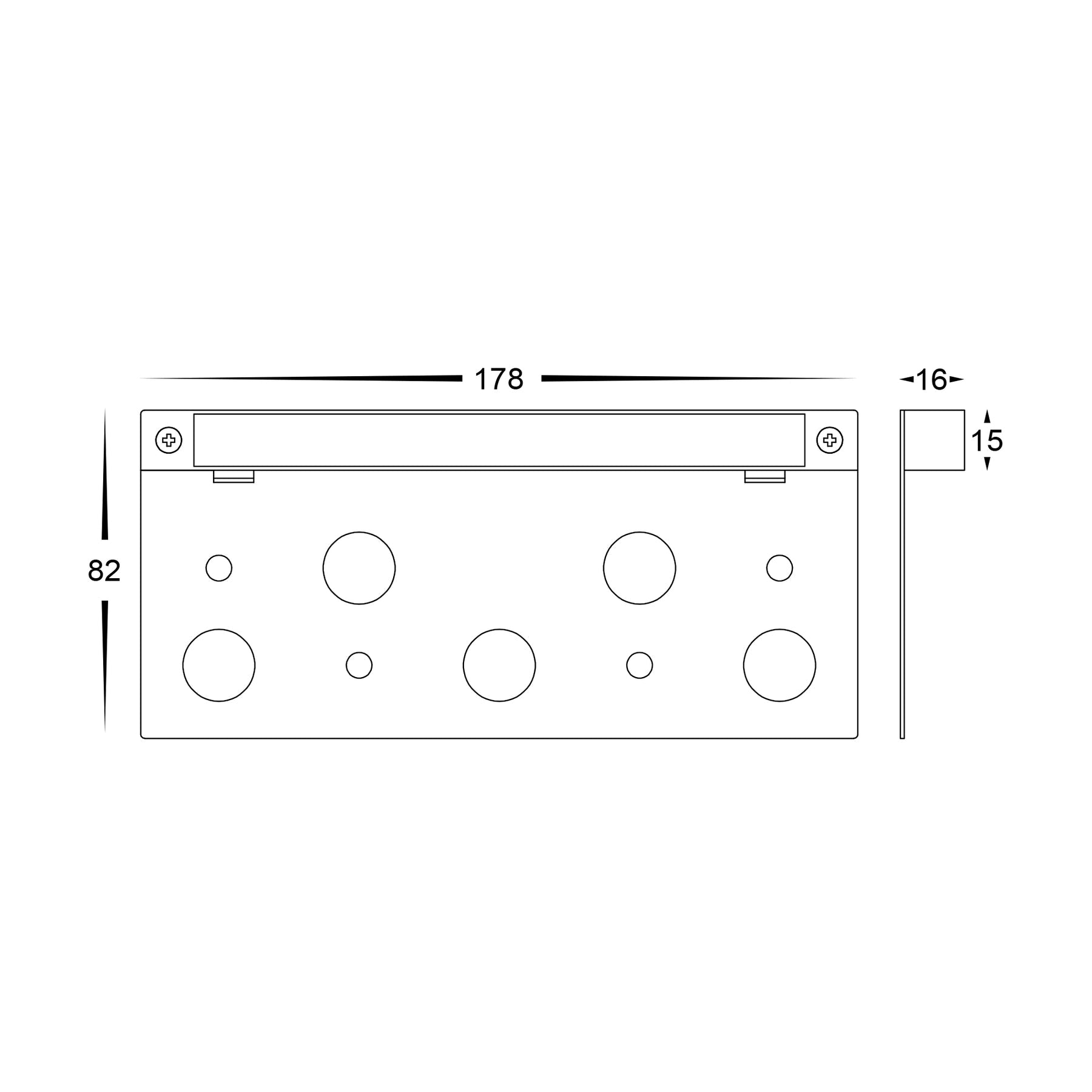 Preston LED Step Light Antique Brass 12V 5W Tri Colour - HV3298T-AB-12V