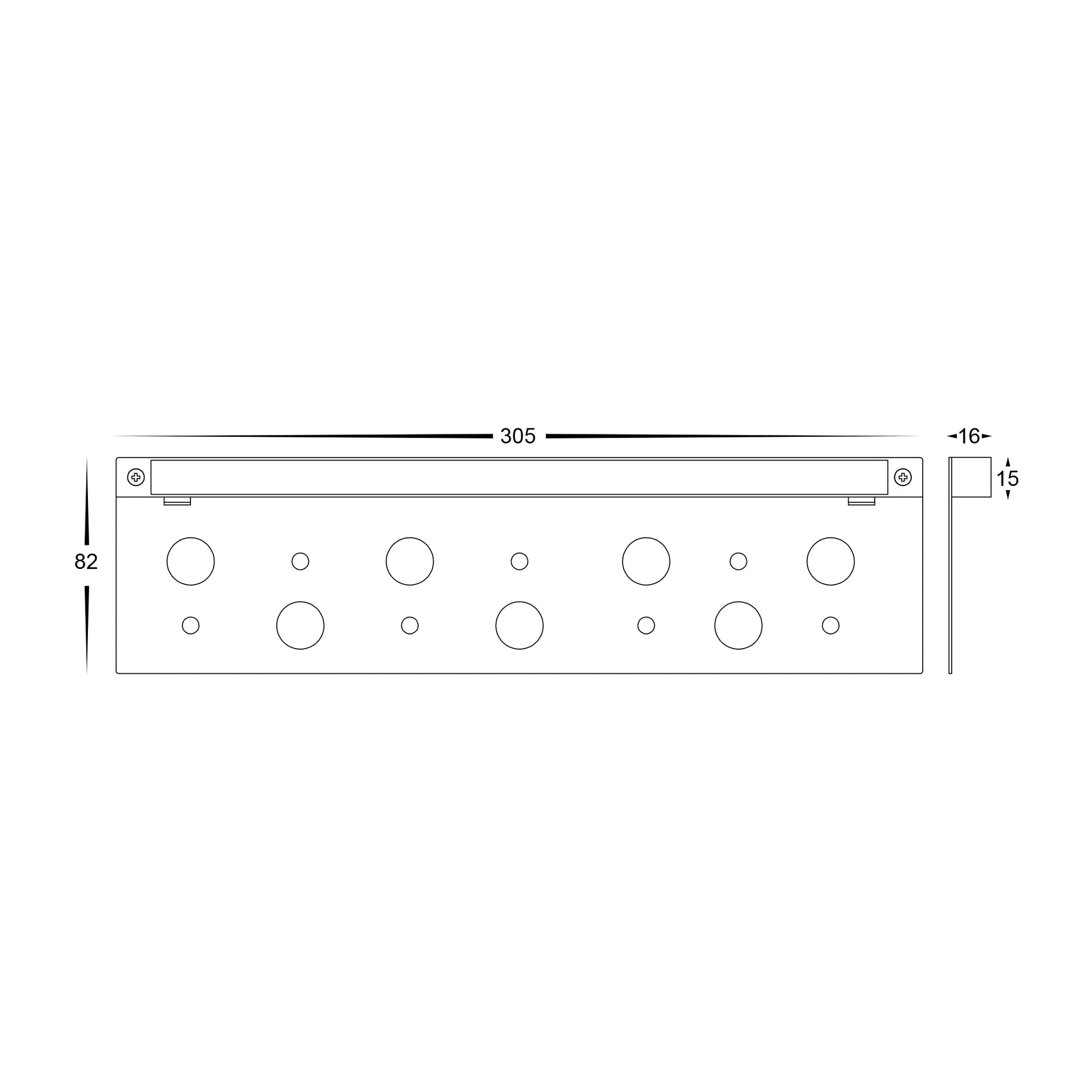 Preston LED Step Light Solid Brass 12V 7.5W Tri Colour - HV3299T-BR-12V