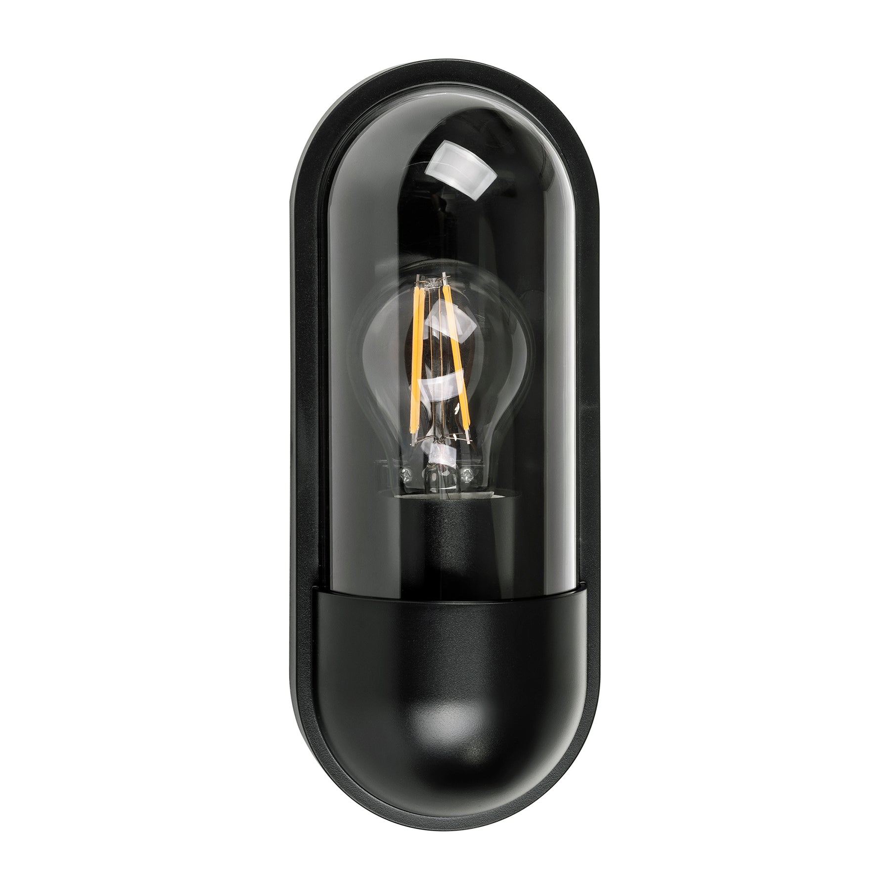 Lume Wall Light Polycarbonate Black 8W 2700K - HV3512W-BLK