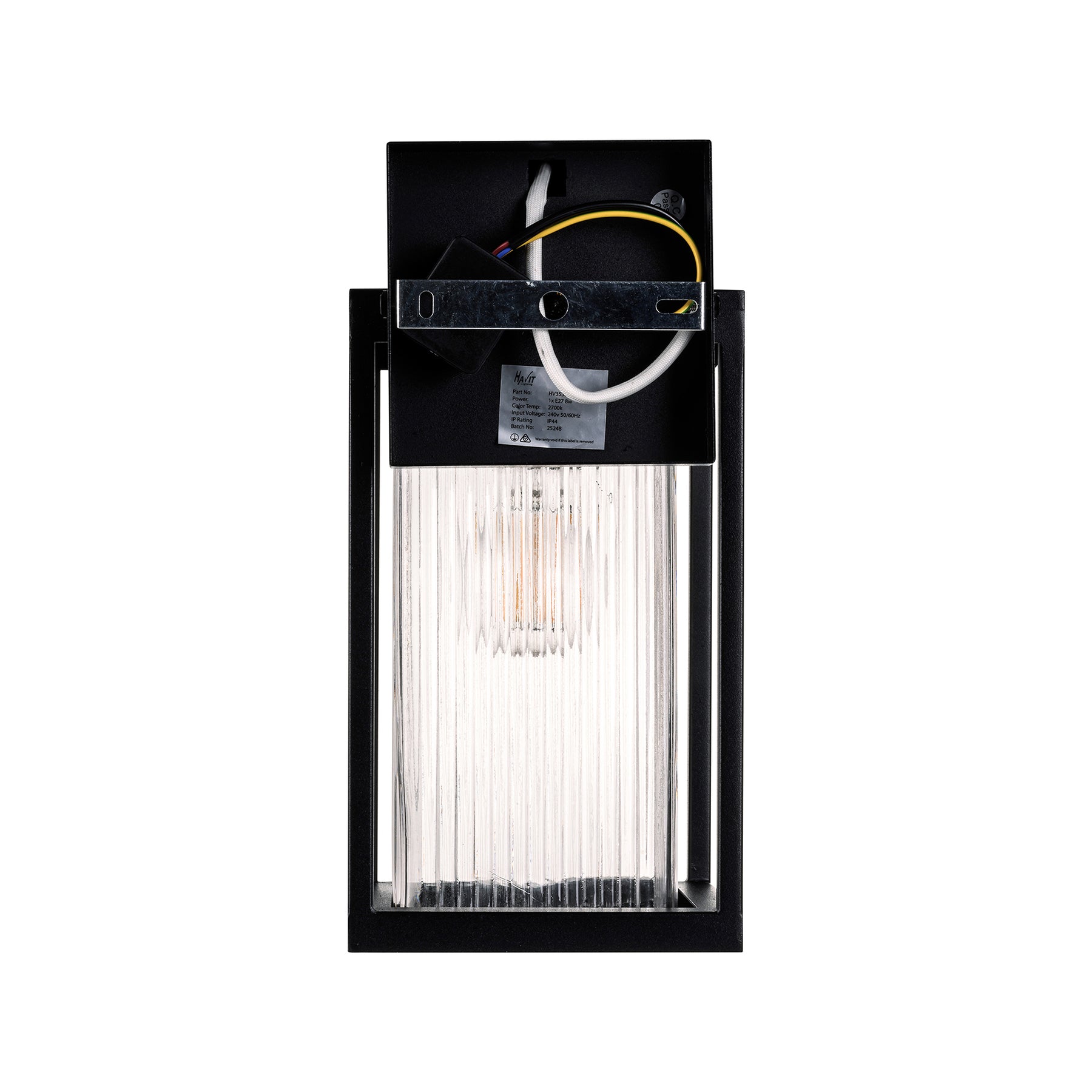 Micah Small LED Wall Light 8W 2700K Black - HV3533W-S-BLK