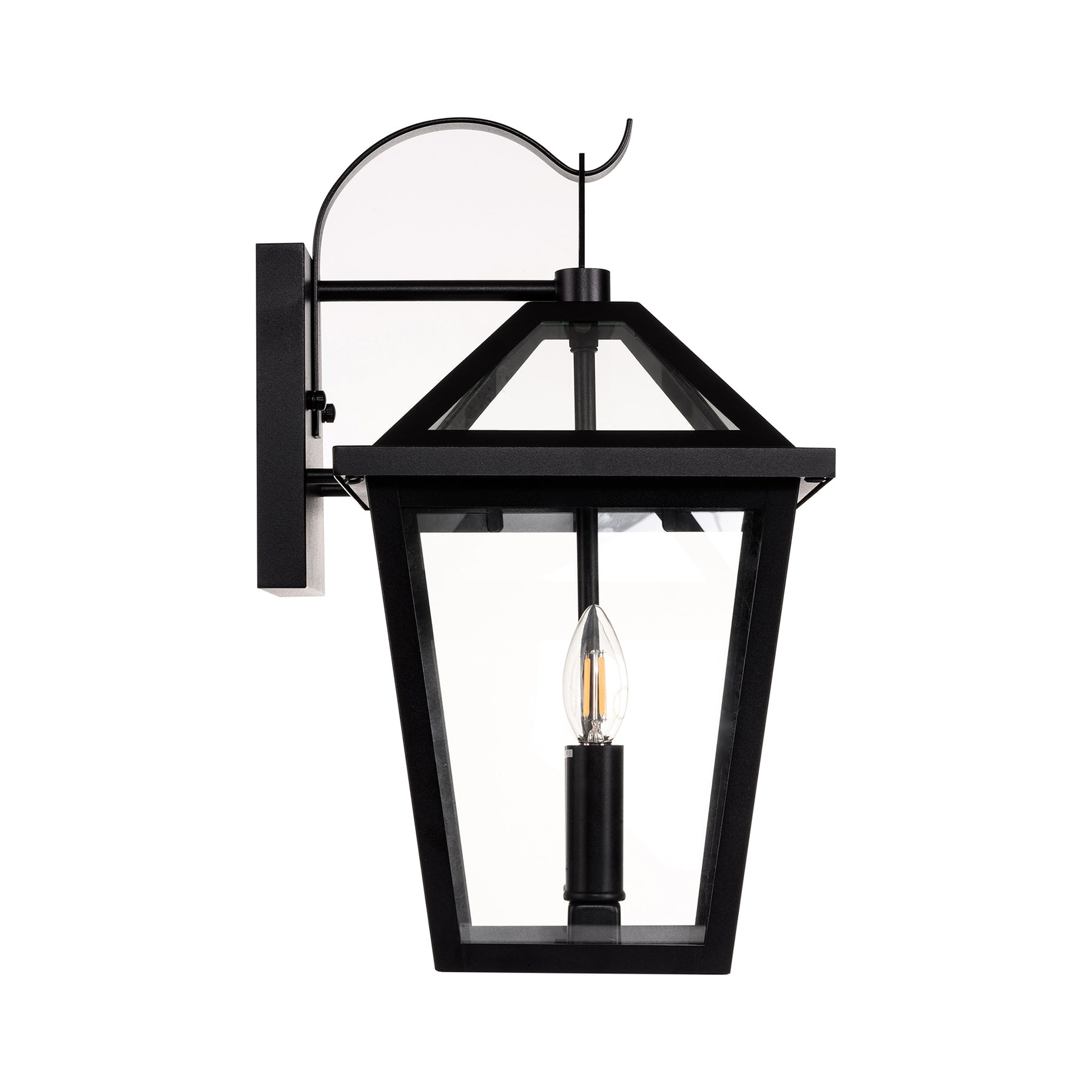 Karter Small LED Wall Light 8W 2700K Black - HV3538W-S-BLK