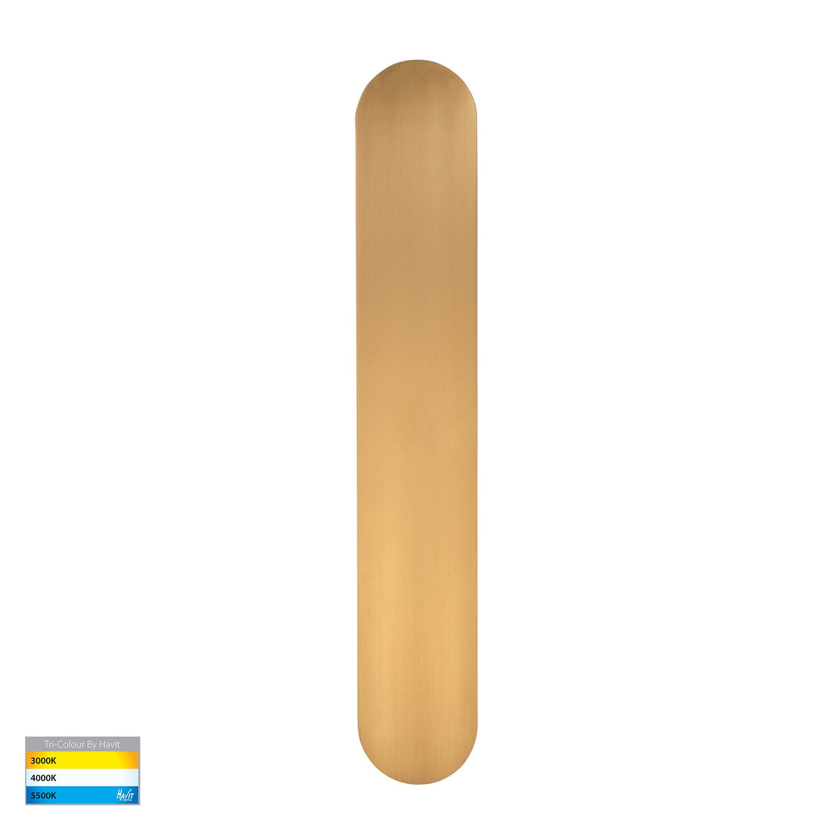 Barline Shadow LED Wall Light 12W Tri Colour Brass - HV3562T-BR