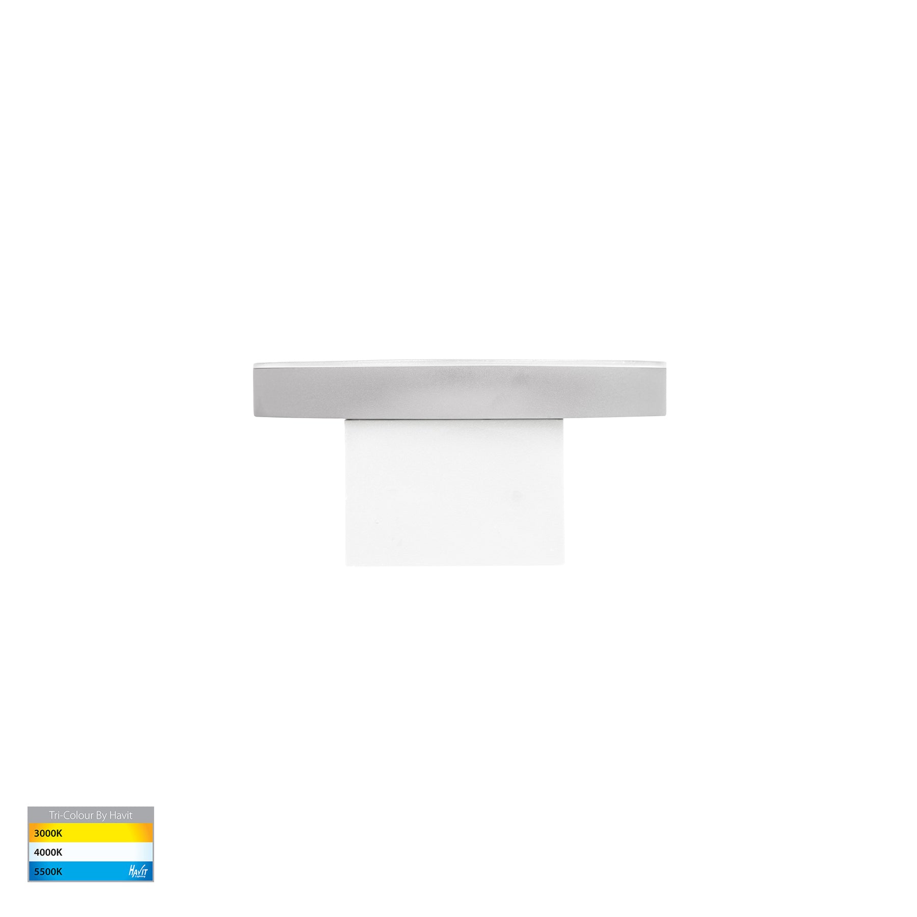 Barline Shadow 300mm LED Wall Light 6W Tri Colour White - HV3561T-WHT