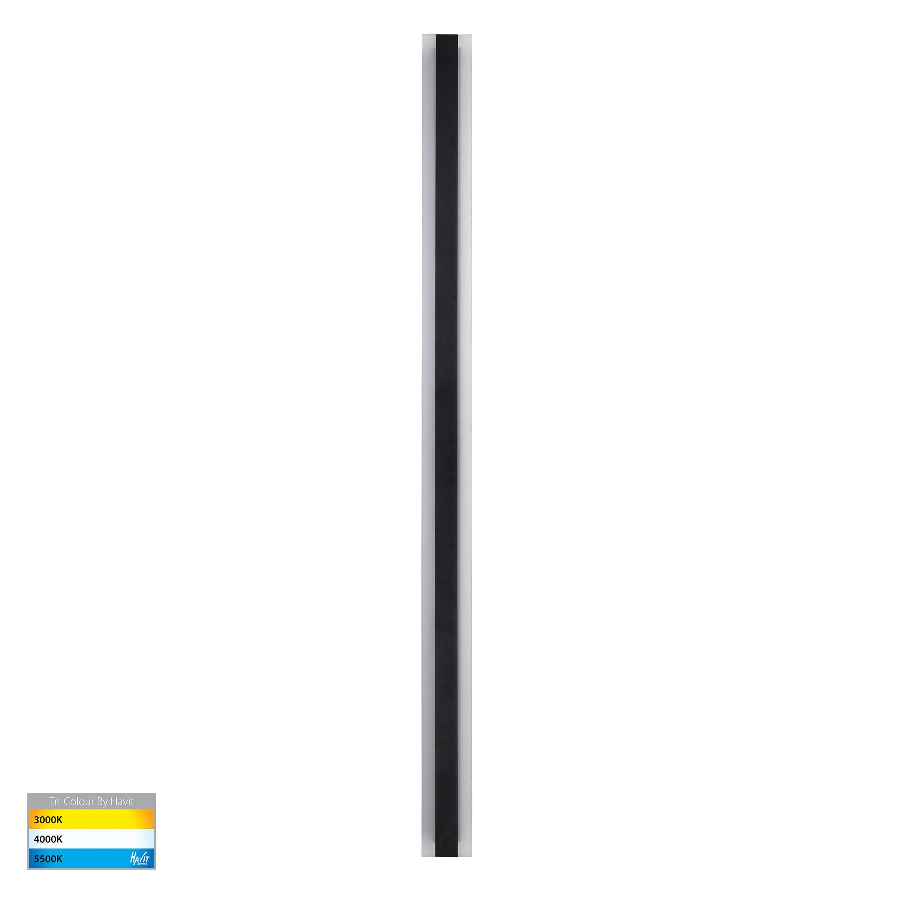 Barline LED 1500mm Wall Light 24V 22W-45W 3CCT Black - HV3586T-BLK-24V