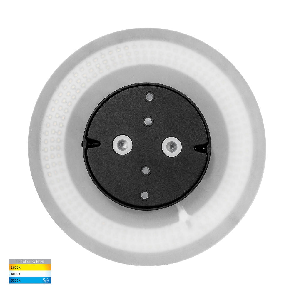 Buy Exterior Wall Lights Australia Halo LED Wall Light 18W Black 3CCT - HV3593T-BLK