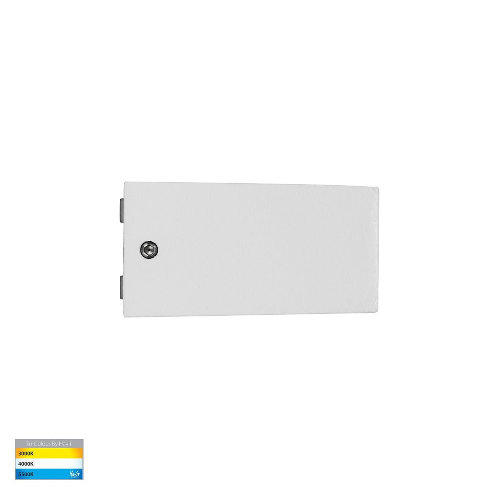 Buy Exterior Wall Lights Australia Siena Exterior Wall Light W162mm White 3CCT - HV3654T-WHT