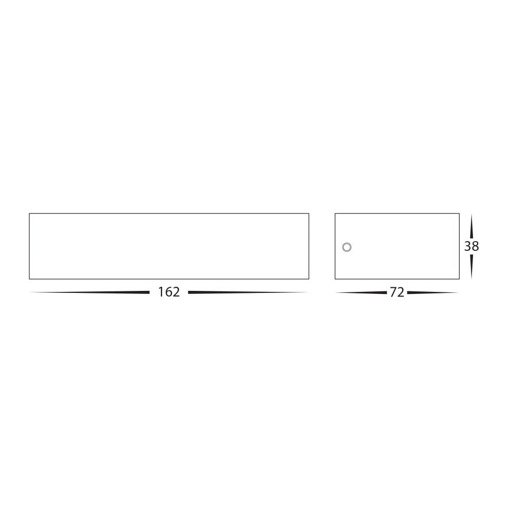Buy Exterior Wall Lights Australia Siena Exterior Wall Light W162mm White 3CCT - HV3654T-WHT