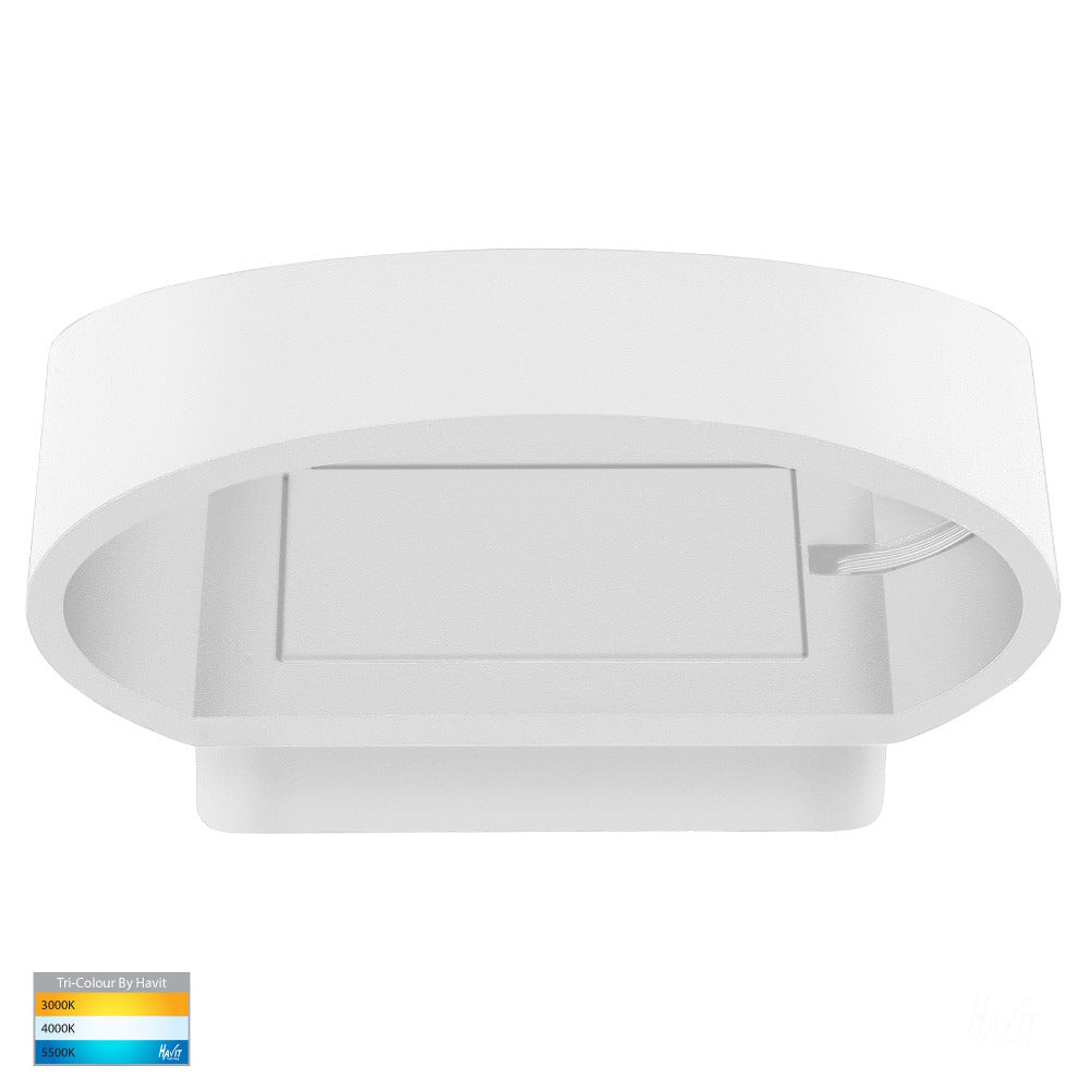Buy Up / Down Wall Lights Australia Luxe Up / Down Wall Mounted Light White 3CCT - HV3661T-WHT