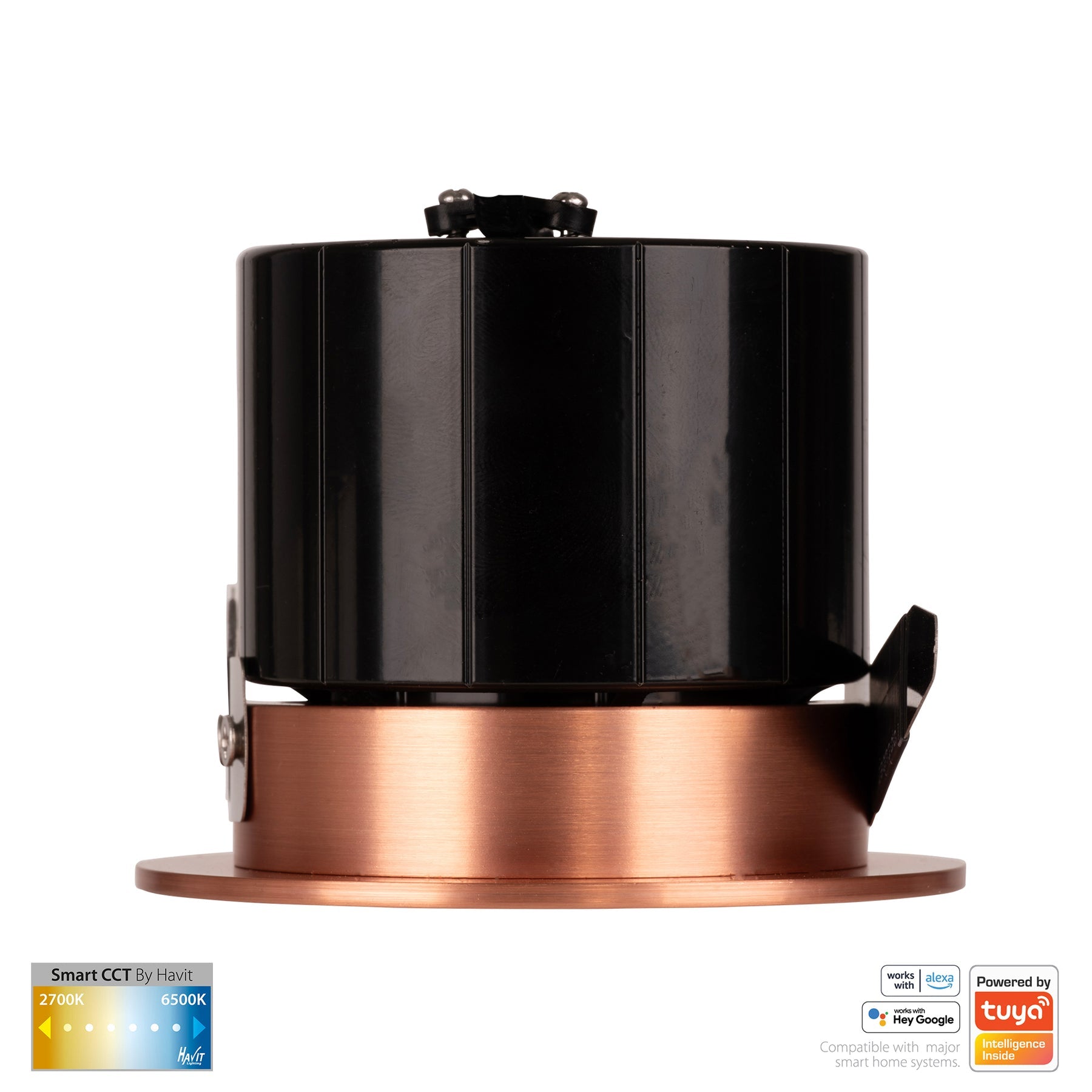 Prime Smart Aluminium Recessed LED Downlight 240V 12W 2CCT Copper - HV5511CCT-CP