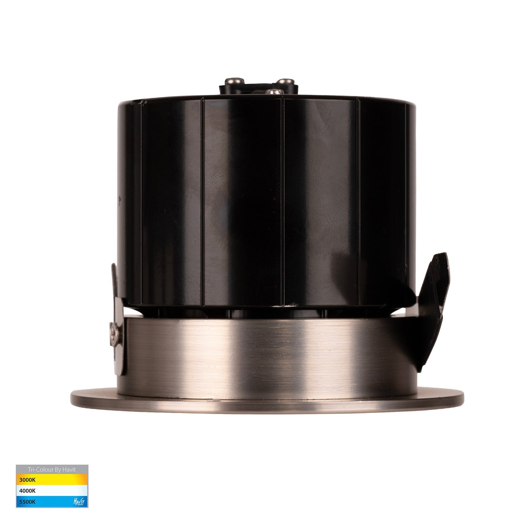 Prime Aluminium Recessed LED Downlight 240V 12W 3CCT Nickel - HV5511T-NK