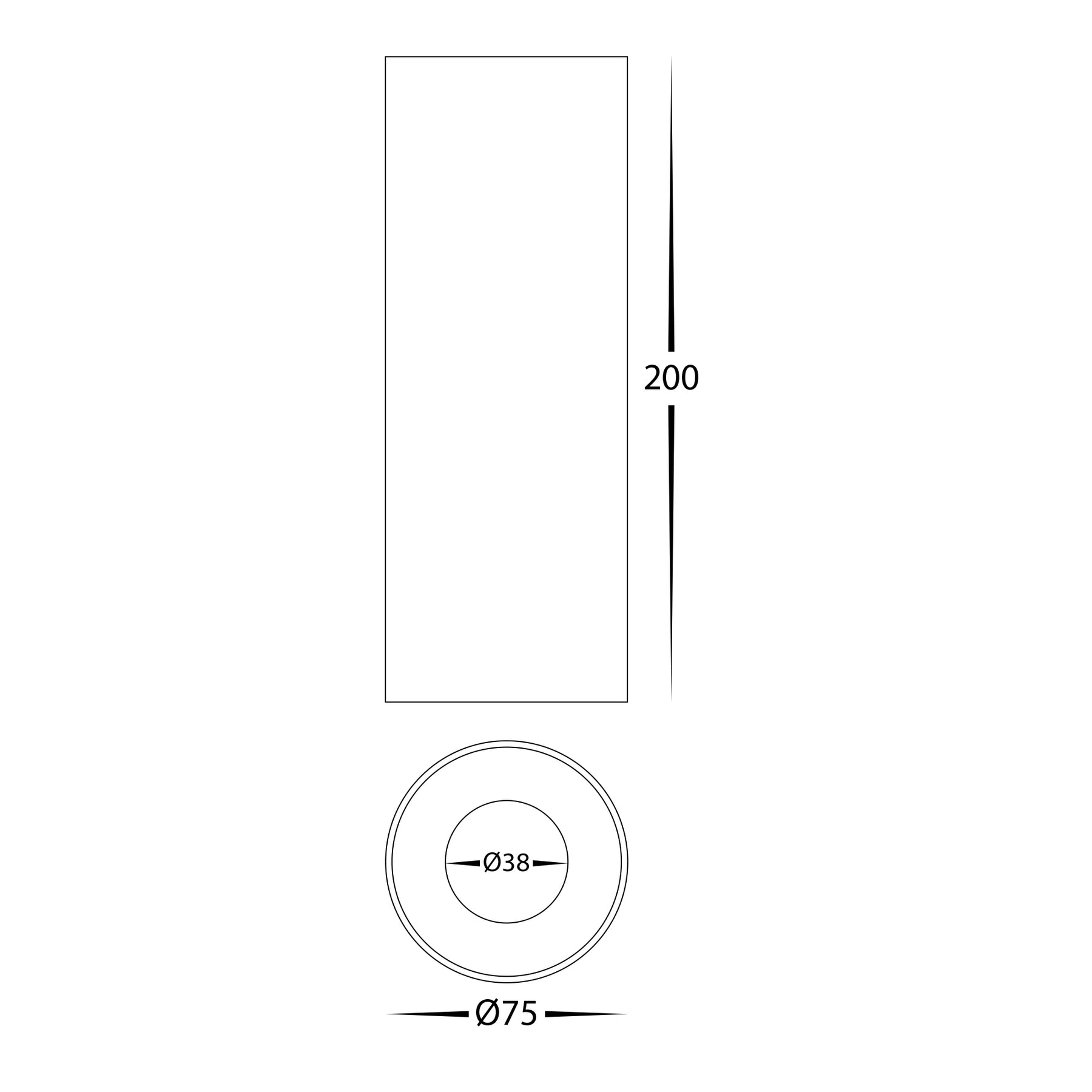Nella LED Surface Mounted Downlight 12V 7W 5CCT Brass - HV5841S-BR-EXT-12V