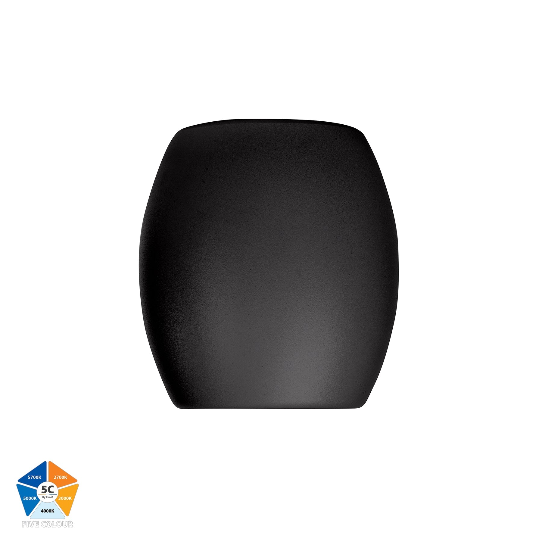 Nella LED Surface Mounted Downlight 7W 5CCT Black - HV5848S-BLK