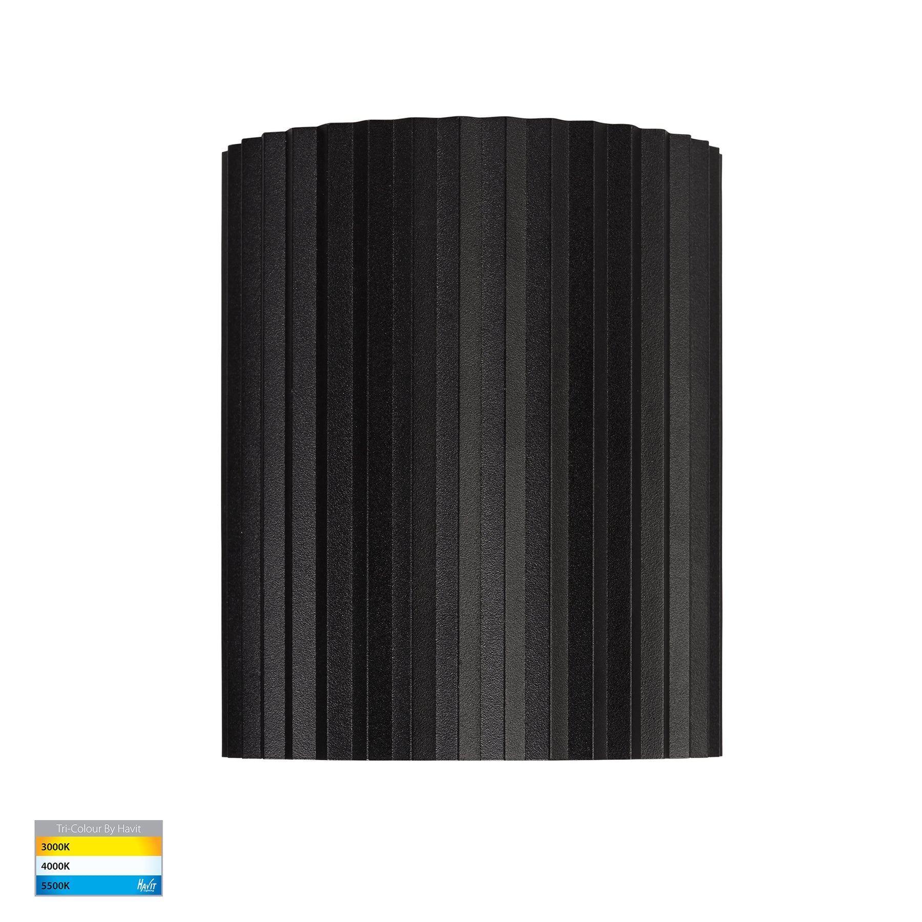 Nella 140mm LED Surface Mounted Round Downlight 240V 18W 5CCT Black - HV5853S-BLK