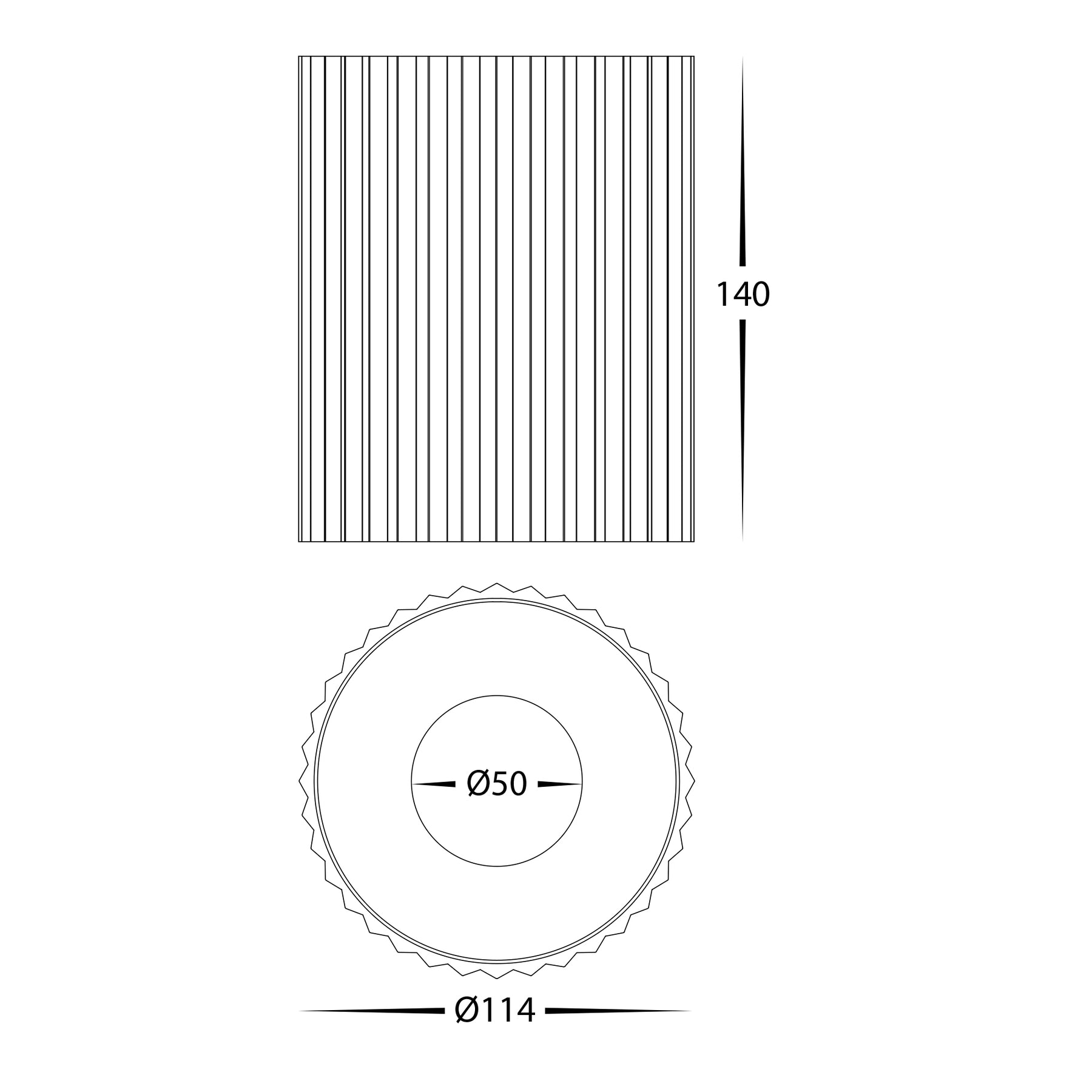 Nella 140mm LED Surface Mounted Round Downlight 240V 18W 5CCT White - HV5853S-WHT