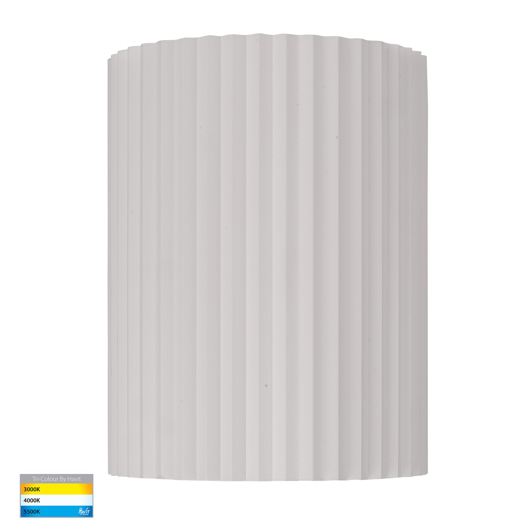 Nella 180mm LED Surface Mounted Round Downlight 12V 24W 5CCT White - HV5854S-WHT-12V