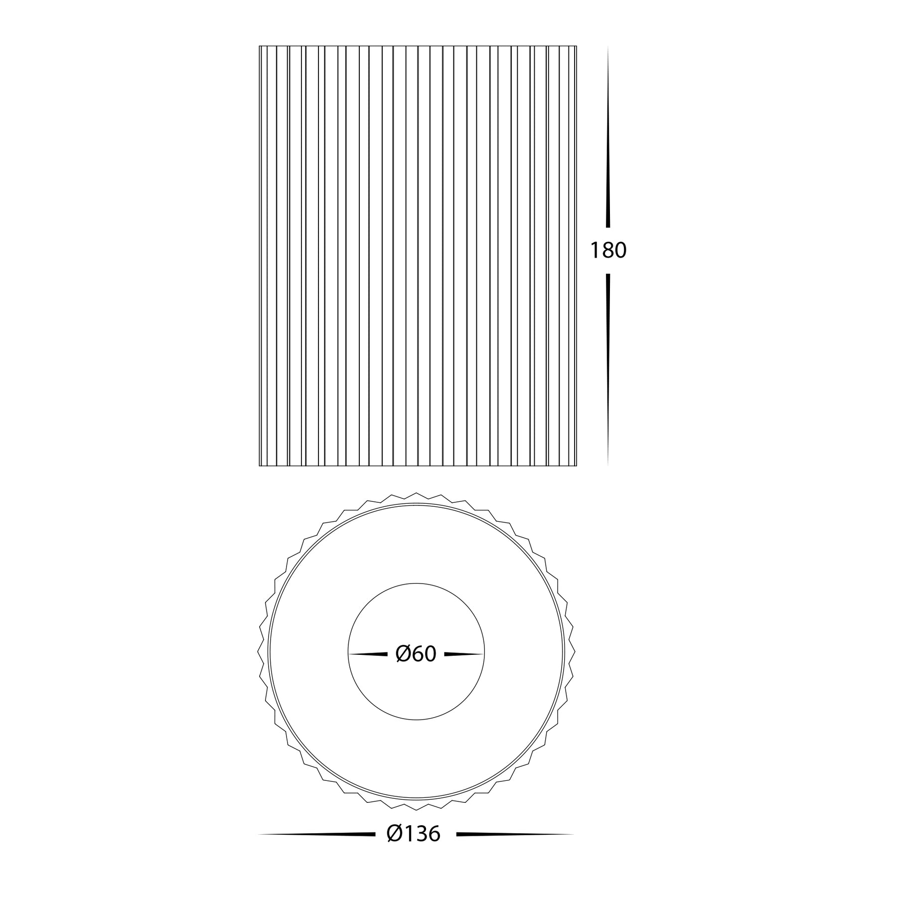 Nella 180mm LED Surface Mounted Round Downlight 12V 24W 5CCT White - HV5854S-WHT-12V