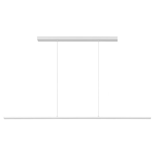 Proline 1600mm LED Pendant Light Aluminium White 50W TRI Colour - HV6006T-WHT