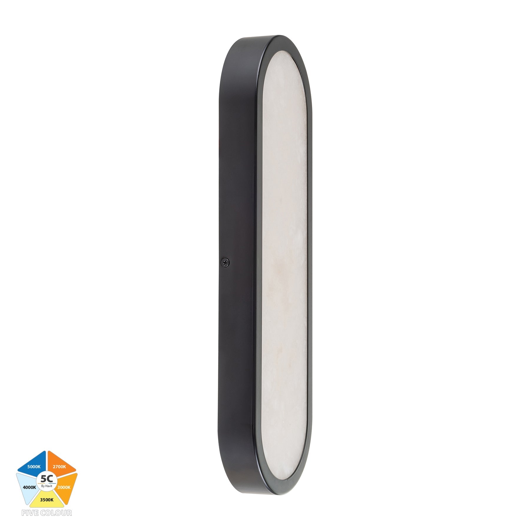 Auster LED Wall Light 12W 5CCT Black - HV8011S-BLKALB