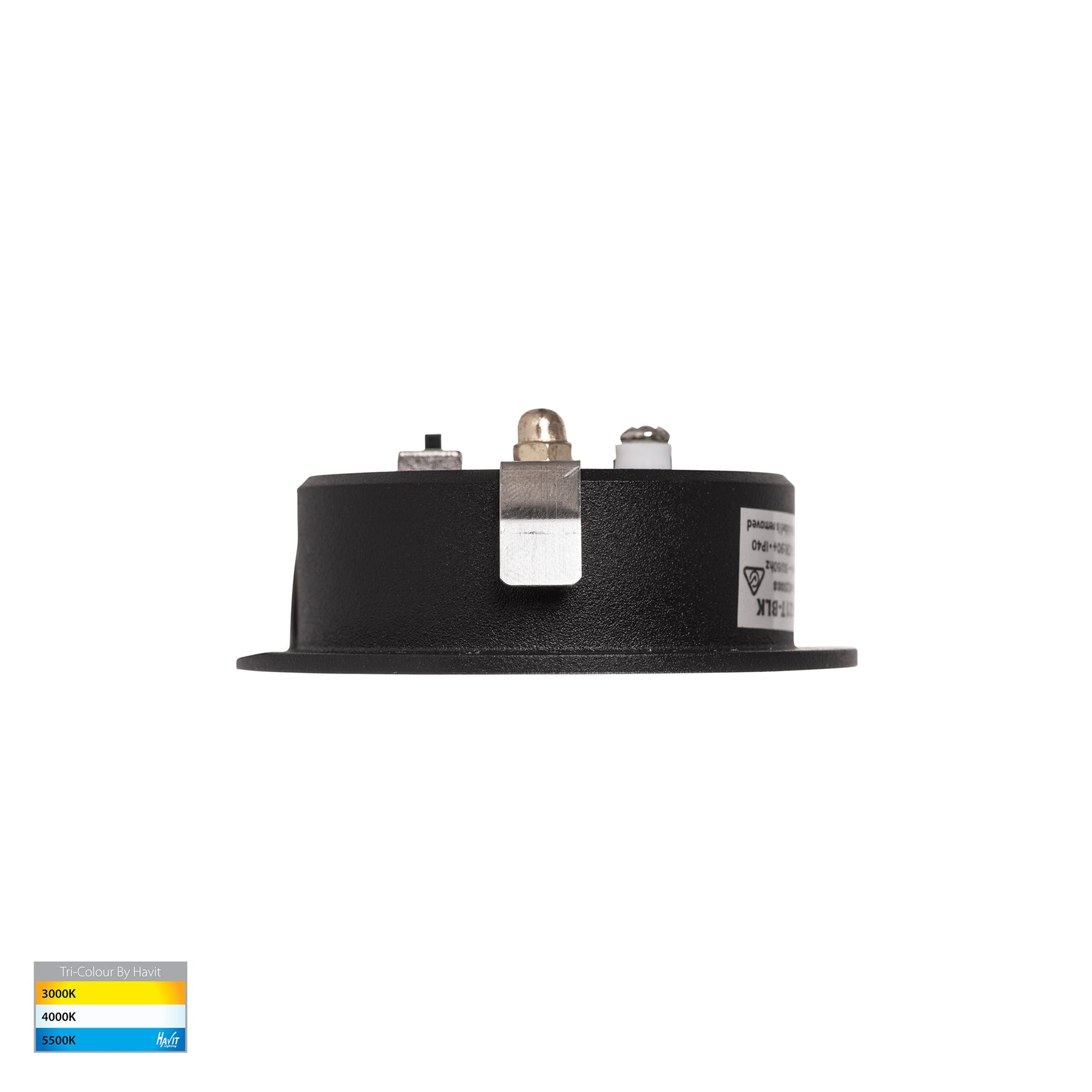 Skap LED Cabinet Light 12V 3W Tri Colour Black - HV8201T-BLK
