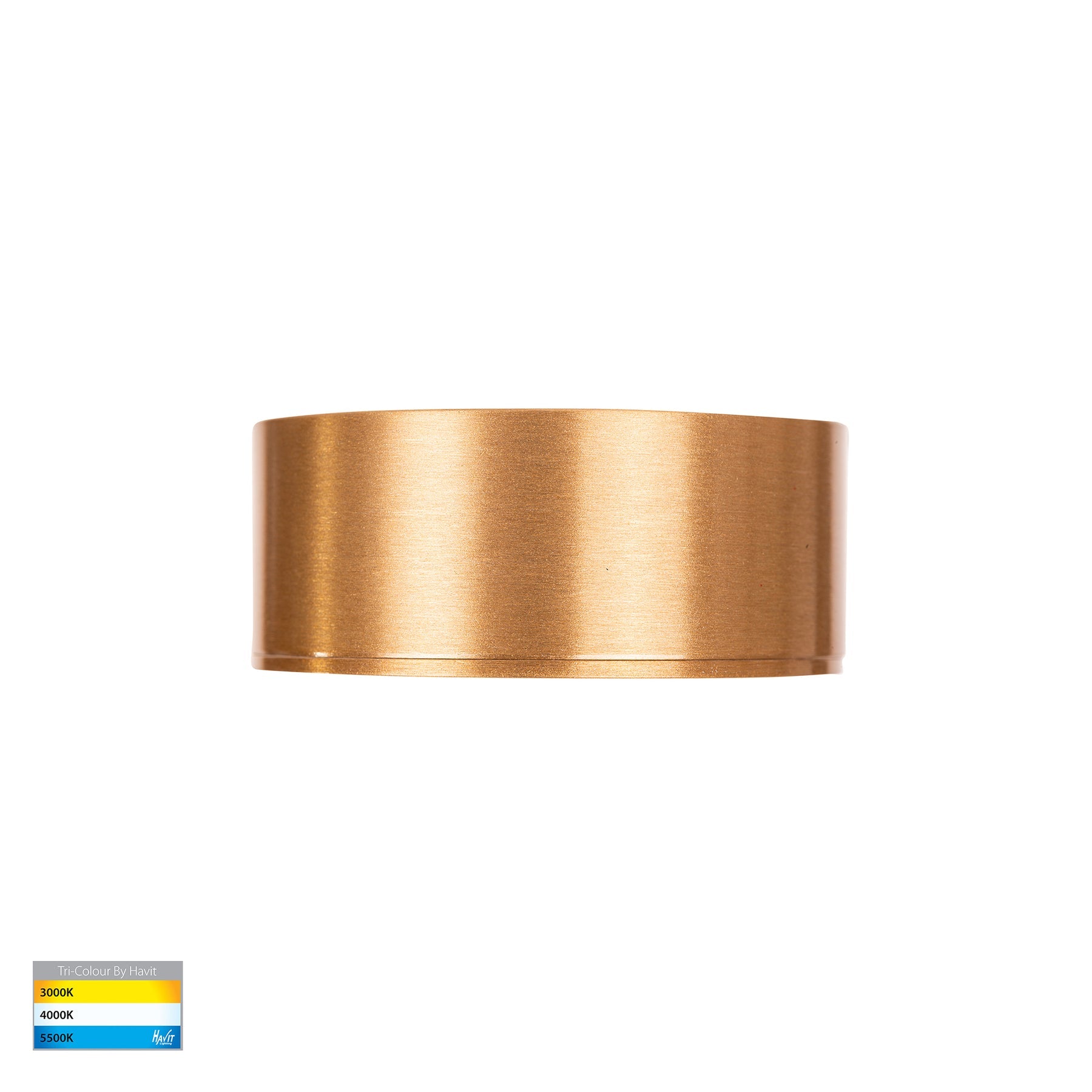 Skap LED Cabinet Light 12V 3W Tri Colour Brass - HV8201T-BR