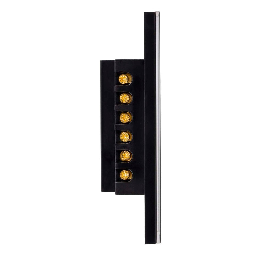 Buy Smart Switches & Plugs Australia Wifi 4 Gang Wall Switch Black - HV9210-4