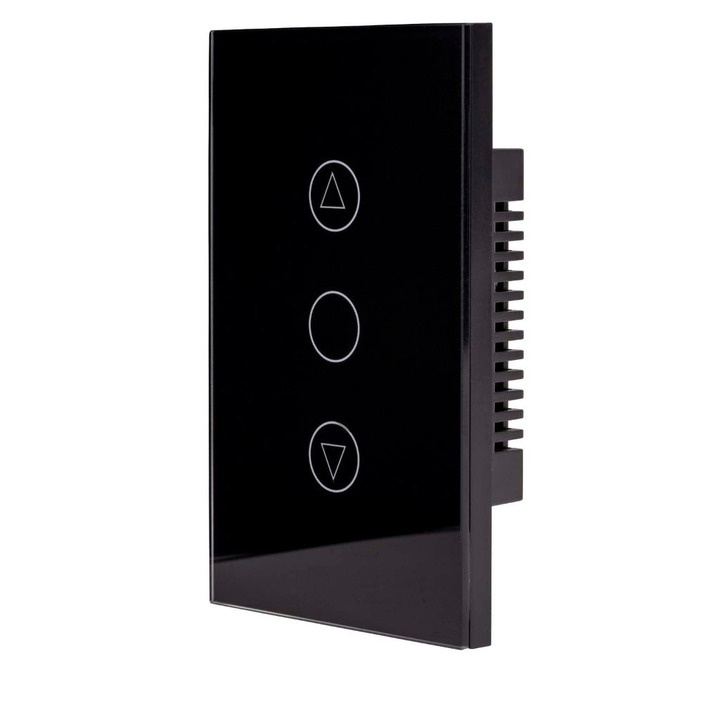Buy Smart Switches & Plugs Australia Wifi Single Gang Dimmer Wall Switch Black - HV9211