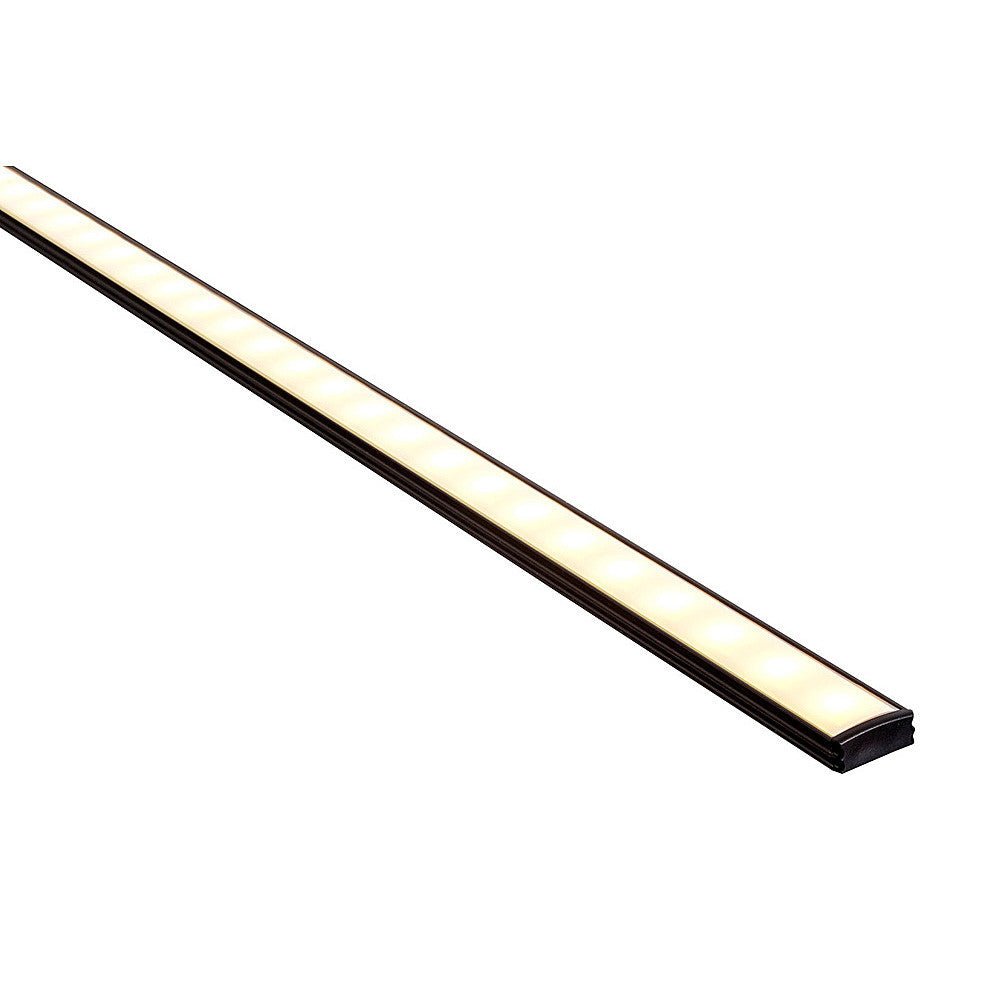 Buy Strip Light Profiles Australia Strip Light Profile L2000mm W17mm Opal Black Aluminum -VB-ALP002-R-2M-BLK