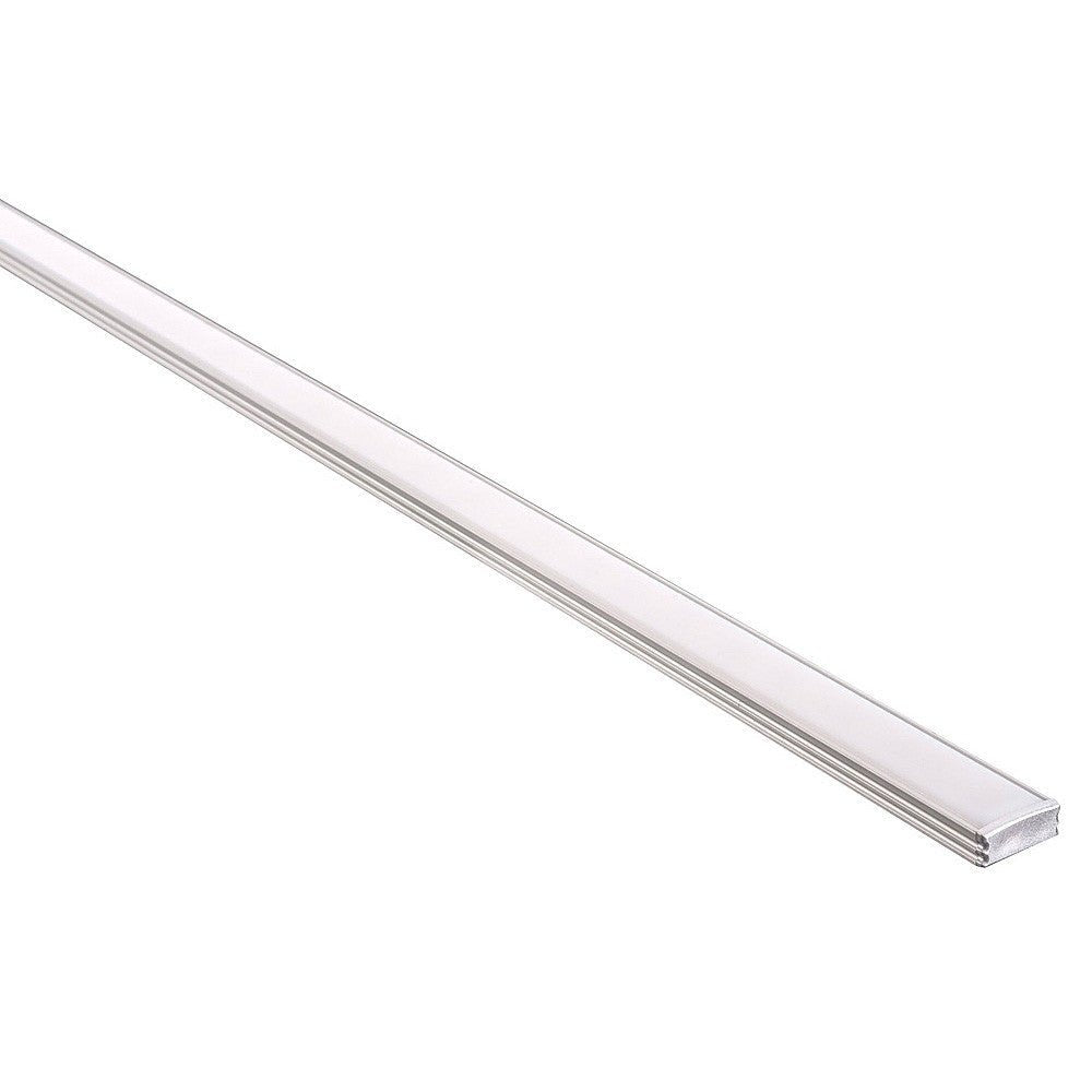 Buy Strip Light Profiles Australia Strip Light Profile L2000mm W17mm Opal Matte Aluminum - VB-ALP002-R-2M