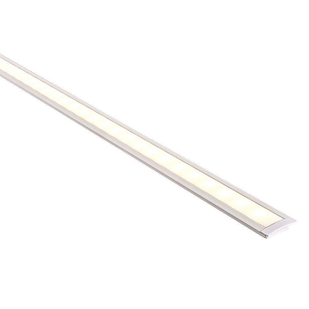 Buy Strip Light Profiles Australia Strip Light Profile L3000mm W23mm White Opal Aluminum - VB-ALP001-R-3M