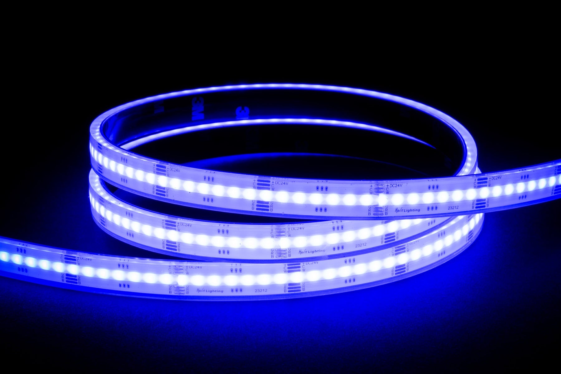 20W 24V DC IP67 LED Strip COB RGBCW 10 Metre - HV9761-IP67-840-RGBCW-10M