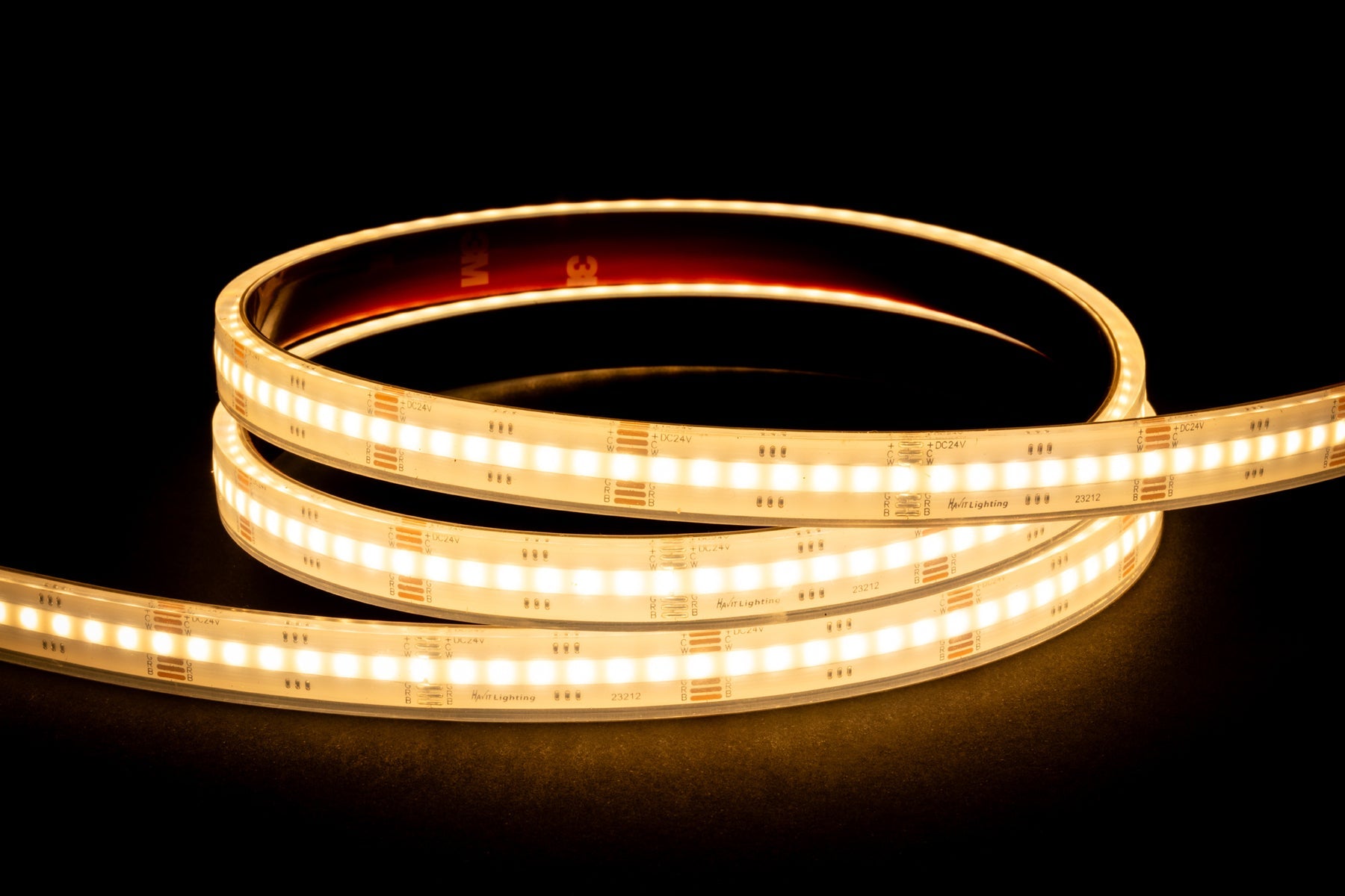20W 24V DC IP67 LED Strip COB RGBCW 10 Metre - HV9761-IP67-840-RGBCW-10M