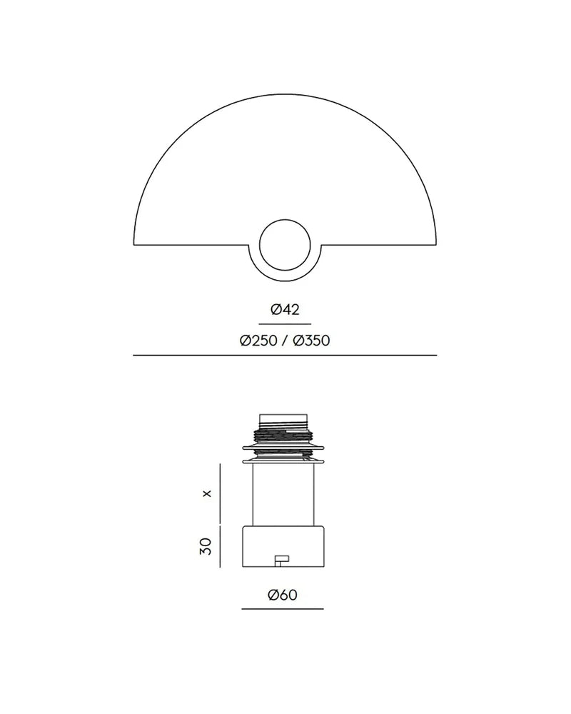 Haban 80mm Small Wall Light Chrome - ARO.A1053/5/CHR+1088/25/TBC