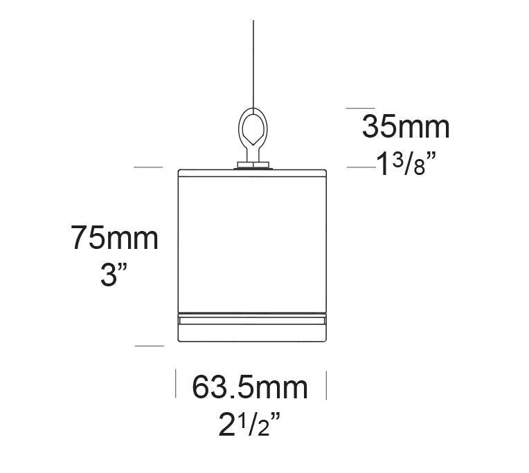 Hanging Lite Tree Mount Spotlight Black - HL