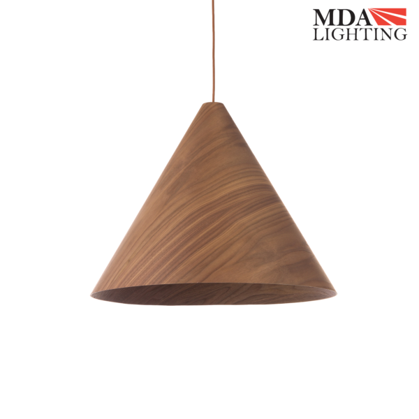 Hugo Large Pendant Light Walnut - MDAHUG1LWN