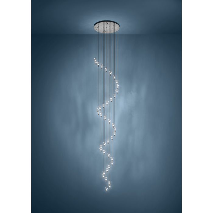 Comareira 780mm LED Pendant Light 2.1W TRI Color Nickel-Nero & Black - 390492