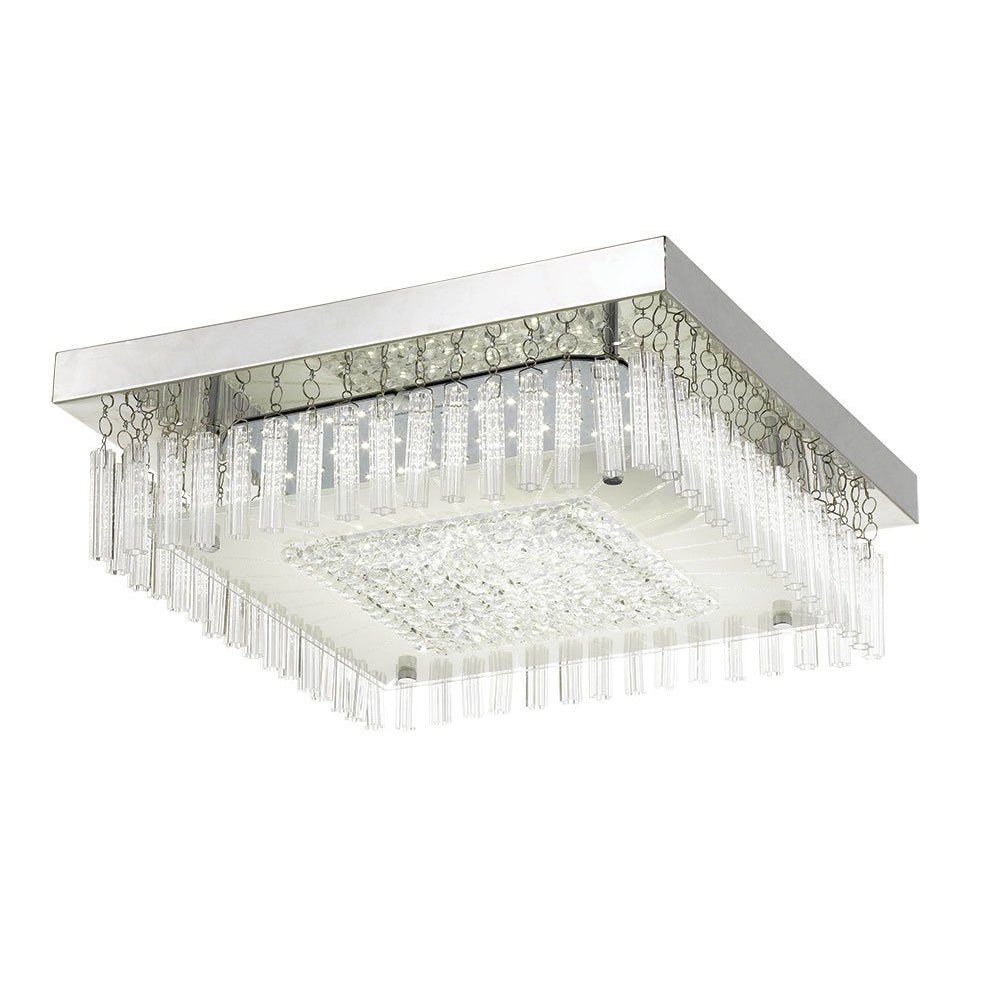 Andela Square LED Oyster 30W 360X360mm 5000K Dim Chrome, Clear - ANDELA OYSQ-850