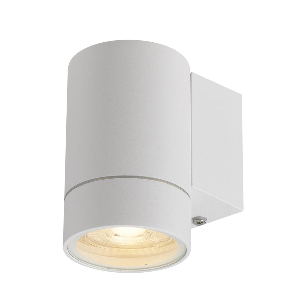 Buy Exterior Wall Lights Australia Kman 1 Light Wall Light 6W IP54 White - KMAN EX1-WH