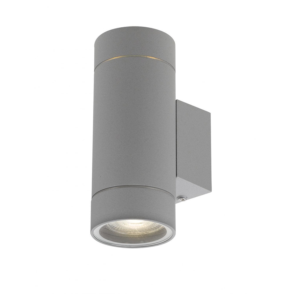 Kman Kman Up-Down Wall Light IP54 Silver - KMAN EX2-SL