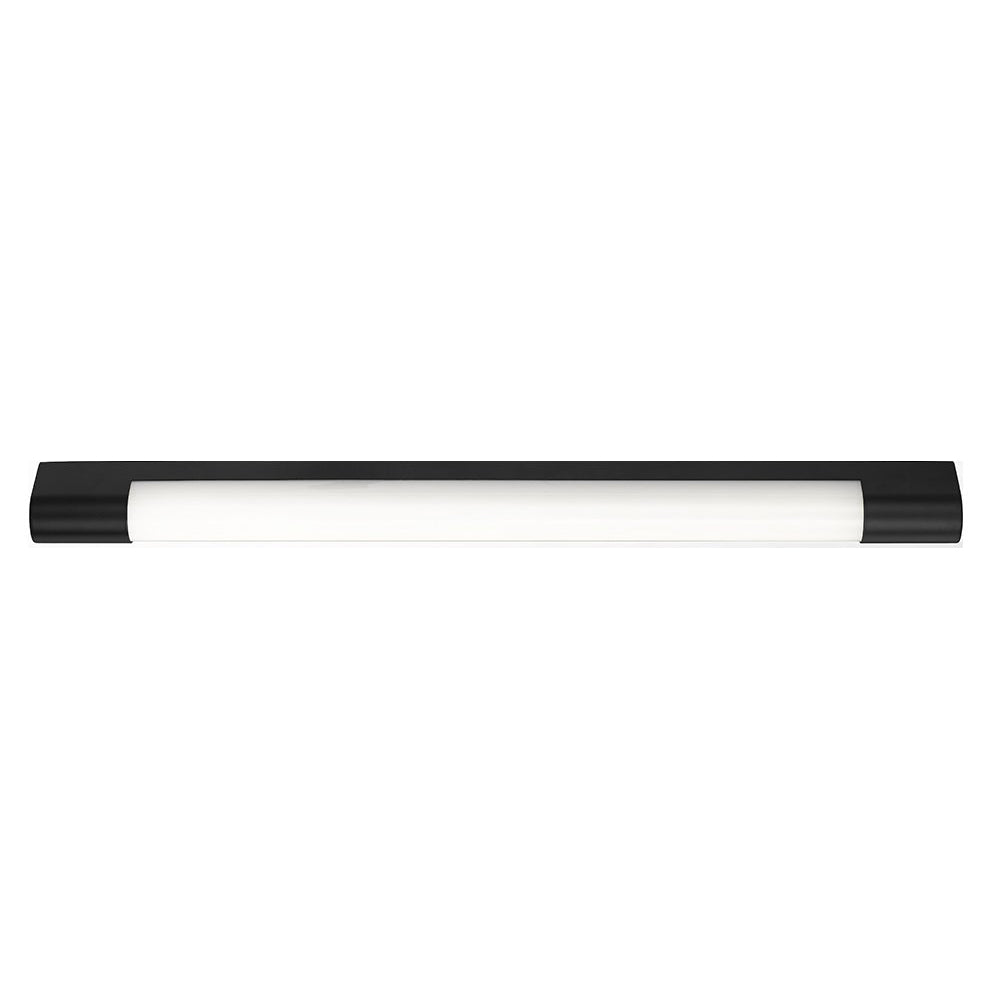 Buy Bathroom Vanity Lights Australia Oras LED Wall Light 18W 665mm IP44 Tri-Colour Black & Opal - ORAS 18.665-BK3C