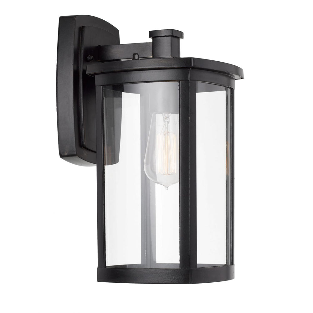 Buy Exterior Wall Lights Australia Reese 1 Light Wall Light 135mm IP44 Black - REESE EX135-BK
