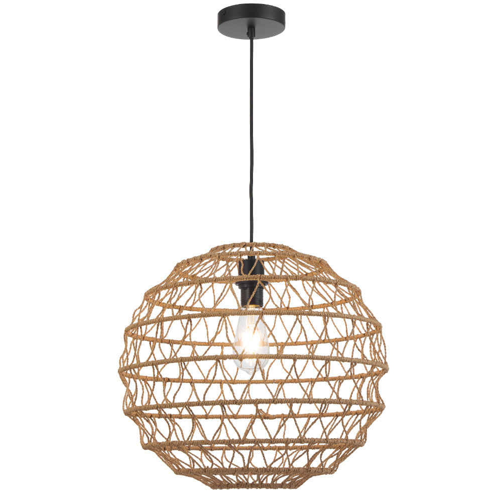 Ivalo 450mm Pendant Light Natural - IVALO PE45-NAT